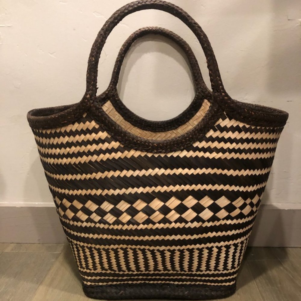 Straw Woven Beach Tote